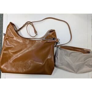 Slouchy Hobo Bag Women Soft Faux Leather Tote Handbag Shoulder Purse + Pouch